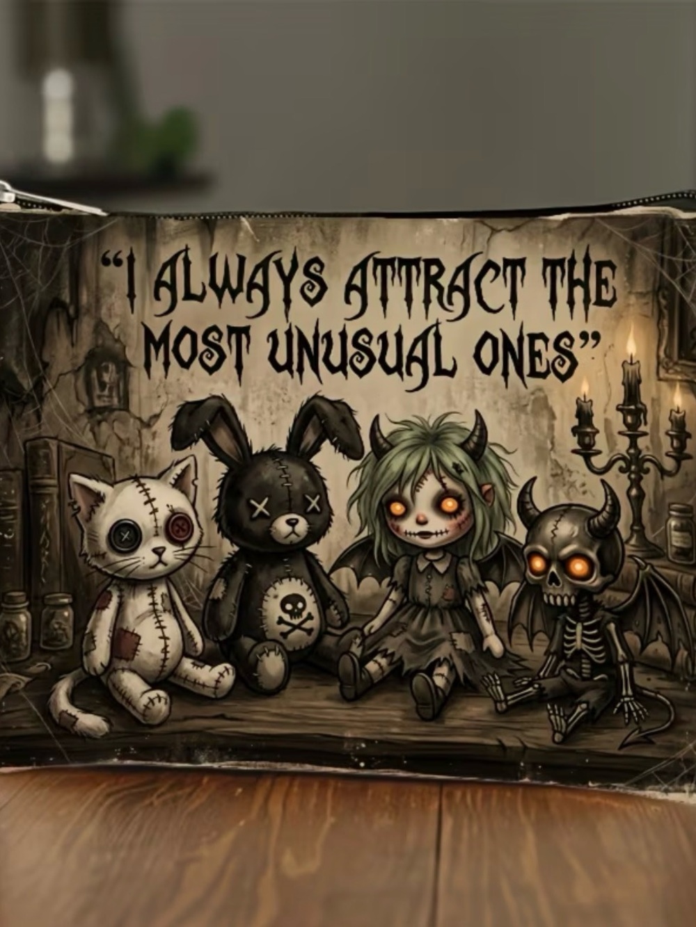 New Whimsy Goth Zipper Bag #185